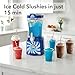 Mr Slushee Slushie Machine for home, New and Improved Countertop Slushy Maker for Kitchen, 34 fl oz, Ice Cold Frozen Slush Drink, Slushy Cup, Turns Your Favorite Sodas into Slushies.