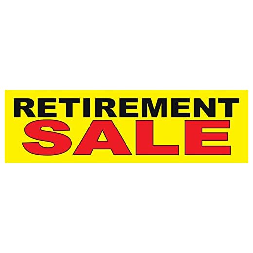 Retail Sale Banners with Heavy Duty Vinyl