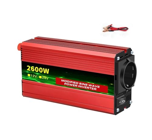 Onduleur tension 24V 220V 2000W pour camping-car et road-trip