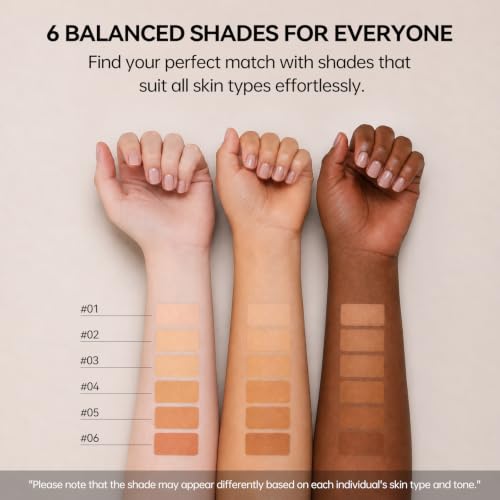 QIANWHITE Korean Foundation Stick Foundation for Mature Skin Tint, 2-in-1 Buildable Light to Medium Coverage Foundation Makeup Concealer Stick, Dual-Ended with Brush for All Skin (DARK COFFEE) - Image 10