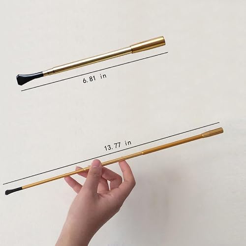 Long Extendable Gold Cigarette Holder for Women - 1920s Costume Accessory, Perfect for Gatsby Theme Parties, Cosplay & Vintage Dress-Up,Cigarette Holder Stick