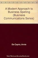 A Modern Approach to Business Spelling (Business Communications Series) 0672972069 Book Cover