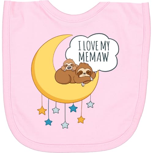 inktastic I Love My Memaw Newborn Bib