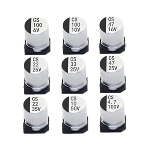 Condensateur CMS 10uF 50V haut de gamme en aluminium stable pour PCB
