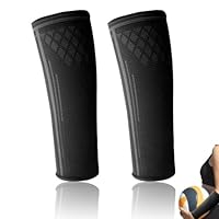 Volleyball Armschoner, Volleyball Armmanschetten Armguard Volleyball-Armstulpen Sportarmbänder Volleyball Arm Sleeves Armschoner Volleyball Badmint Armstulpen Armschützer für Männer Frauen(Schwarz, M)