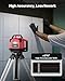 VEVOR Rotary Laser Level Kit, 1650ft 360-Degree Self Leveling Red Horizontal Laser Transit,with Heavy-duty Tripod, Receiver, Remote Control, Toolcase, IP54 Waterproof, 0.06 in/100 ft for Construction
