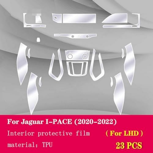 Película protectora antiarañazos de TPU para Jaguar I-PACE autoadhesiva y elástica 2