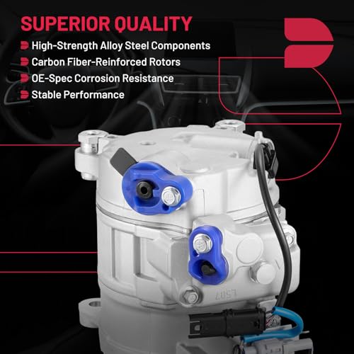 BDFHYK 197364 Air Conditioning A/C Compressor with Clutch Compatible with BMW X5 320i 328i 428i 528i 535i 228i 328d 535d 740Ld GT xDrive Gran Coupe 2013-2018