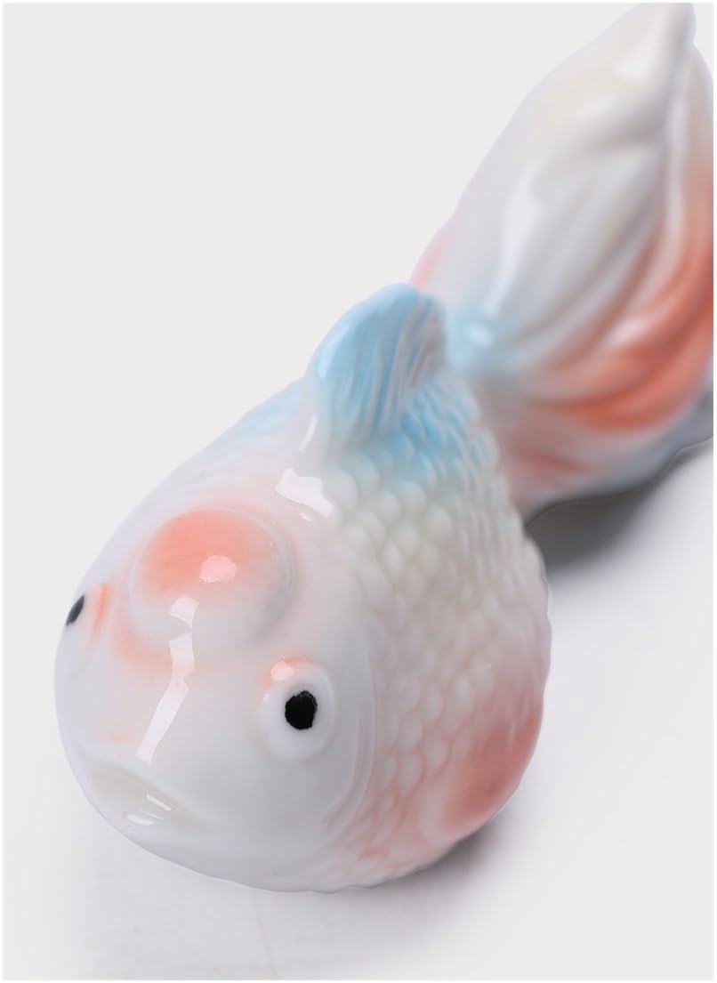 Bedroom Decor Ceramic Creative Small Goldfish Ornaments Chinese-Style Home Living Room Office Fish Tank Landscaping Decoration Furnishings Desk Decorations