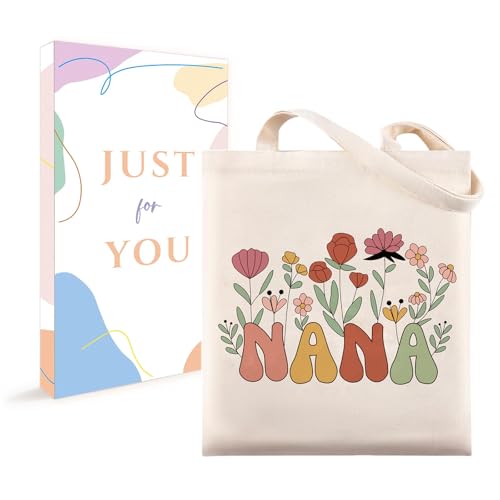 Image of Pavolini Nana Gifts, Unique Tote Bag, Birthday Gift from Grandkids, Mothers Day Gifts for Nana, Great Grandma Gift