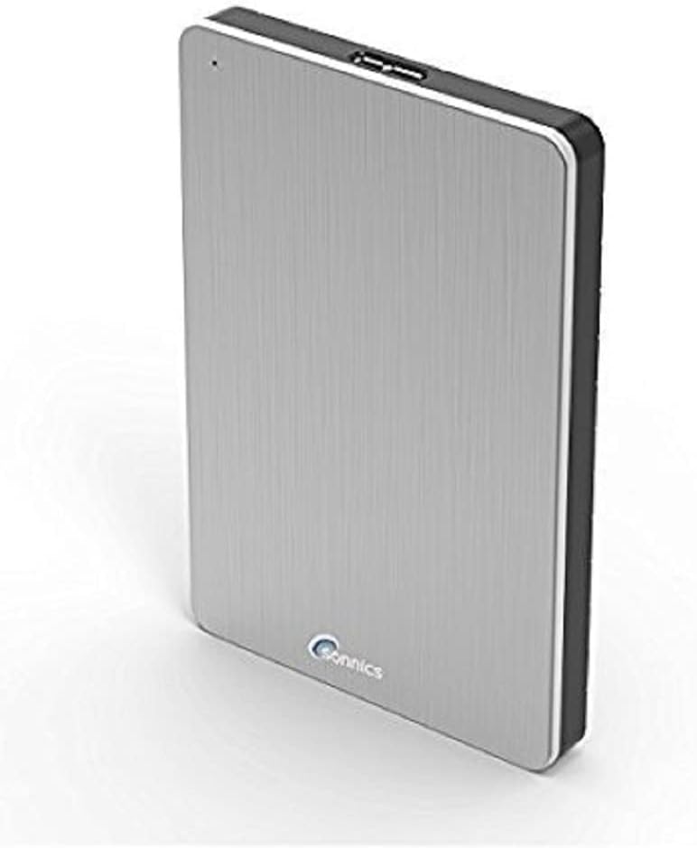 Sonnics 1TB Silver External Portable Hard drive USB 3.0 super fast transfer speed for use with Windows PC, Apple Mac, Smart tv, XBOX ONE & PS4