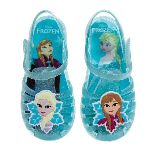 Disney girls Frozen Jelly Sandal (Toddler/Little Kid)