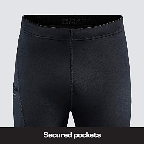 Craft-Sportswear-Mens-ADV-Essence-Zip-Tights-Athletic-Leggings-with-Ankle-Zippers-for-Running-Training-Workouts