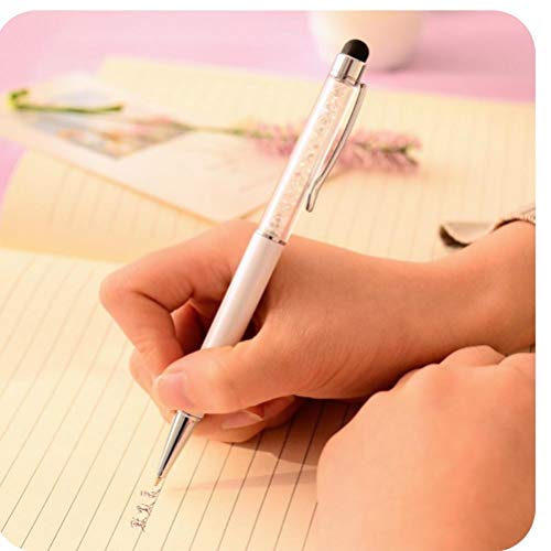 5Pcs Bianco Penna a Sfera di Cristallo Creativo di...