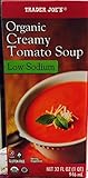 Trader Joes Organic Creamy Tomato Soup Low Sodium Gluten Free