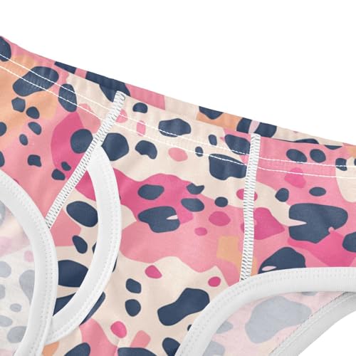 Leopard Pattern Pink Black Toddler Boys' Comfort Kids Underwear Cute Children Undies4