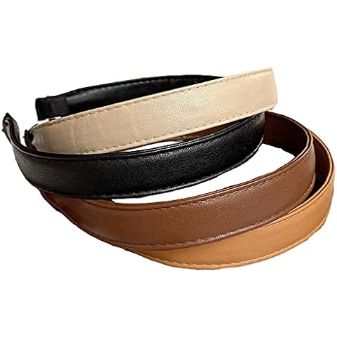 Lvyeer 4 Pack Leather Headband for Women Cover