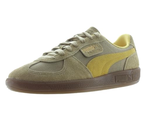 PUMA Mens Palermo Vintage Lace Up Sneakers Shoes Casual - Beige