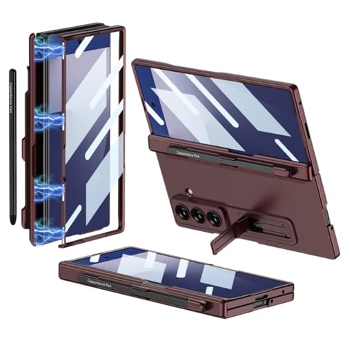 Coque Galaxy Z Fold7 rouge robuste pour sécuriser votre smartphone au bureau