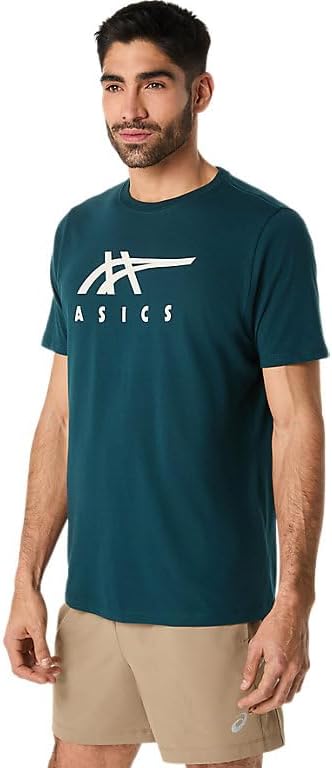 ASICS Men's STRIPE Short Sleeve TEE Running Apparel