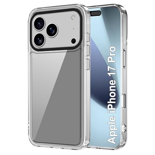 Image of Zapcase Back Case Cover for iPhone 17 Pro | Compatible for iPhone 17 Pro Back Cover | Case Cover with Camera Protection | (TPU + PC | Transparent)