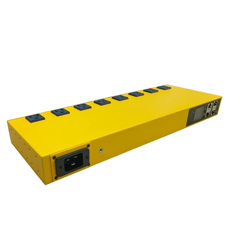 Image of Smart PDU Cabinet Socket 8-Port 15 amps SSH telnet SNMP 485-TCP RTU Programming Development Network Remote Control Room Aging Rack Used (SNMP v1v2v3 telnet SSH Version)