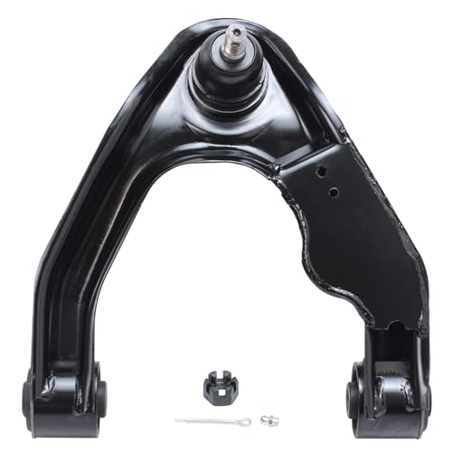 Image of Detroit Axle - 6pc Front Control Arms Sway Bars for 2000-2004 Nissan Xterra, 4 Upper and Lower Control Arms 2 Sway Bar End Links 2001 2002 2003 Xterra Replacement