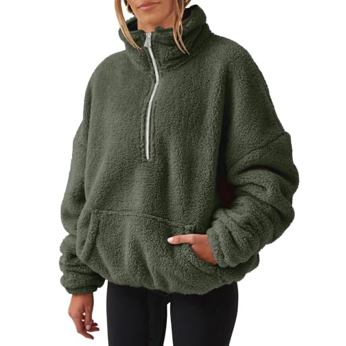 KONG JIMFAN Sweatjacke Damen Hoodie Mit Kapuze Rain Jacket Women Karierter Blazer Regenjacke Hundemantel Für Winterjacke Parka Jacke Damen(Dark Green,S)