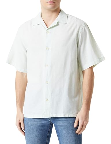 JACK & JONES Men's JPRBLUSUMMER Linen Resort Shirt S/S SN Hemd, Desert...