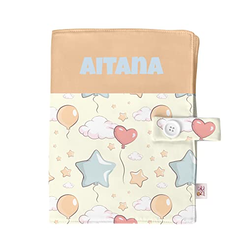 Portapañales para bebé Personalizado.Varios modelos.Regalo recien nacido.Organizador para documentos,cremas,toallitas para viajes. (GLOBOS)