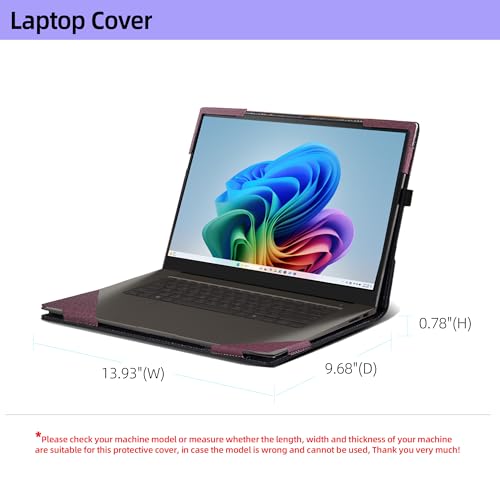 Funda para Laptop ASUS Zenbook S16 16" PU Cuero Roja miniatura 7