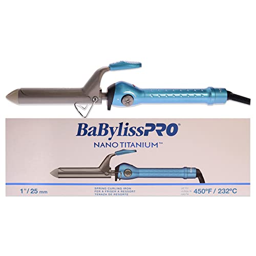BaBylissPRO BaBylissPRO Nano Titanium 1 Inch Spring Curling Iron, 1 ct.