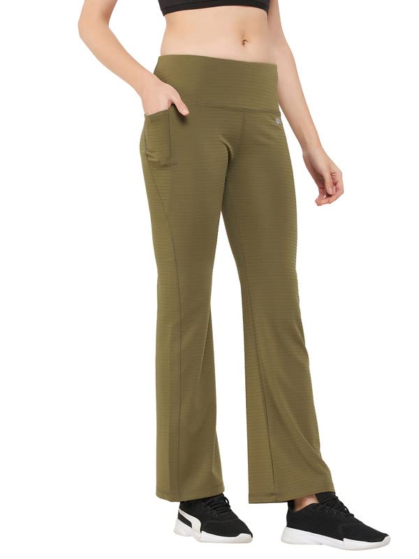 Image of Clovia Women's Regular Fit Mid Rise Pants