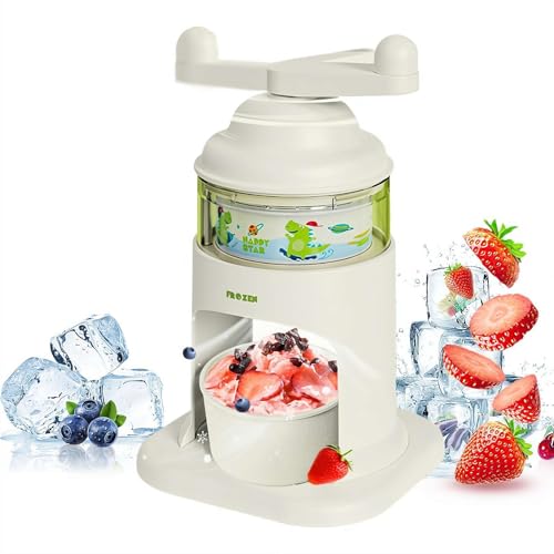 Machine à glaçons manuelle compacte pour broyer la glace sans électricité en camping