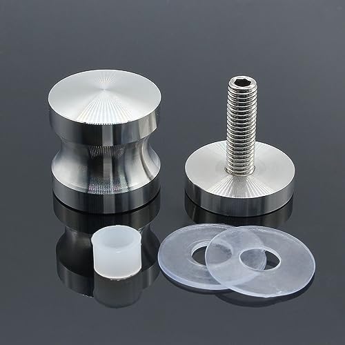 Image of 2 Pack Shower Glass Door Handle, Stainless Steel Shower Doors Knob One Sided Pull Hardware for Bathroom Glass Doors (Brushed Nickel)