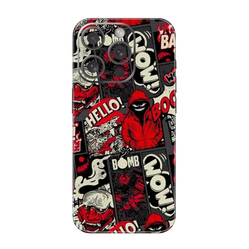 WRAP CRAFT Mobile Skin Sticker Compatible with Apple iPhone 15 Pro Skin Not Back Cover, Camera & Back Protector Mobile Skin Wrap; Apple 15 PRO-KE-329- Best and cheap mobile covers in India