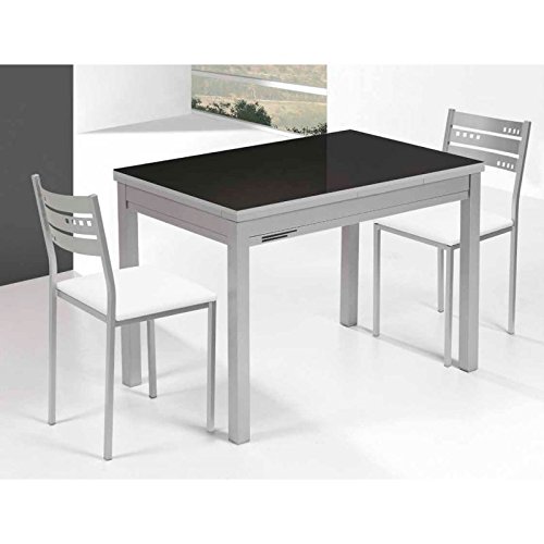 Amuebla 669. Mesa DE Cocina DE 110 X 70 CM. Extensible DE Carro.
