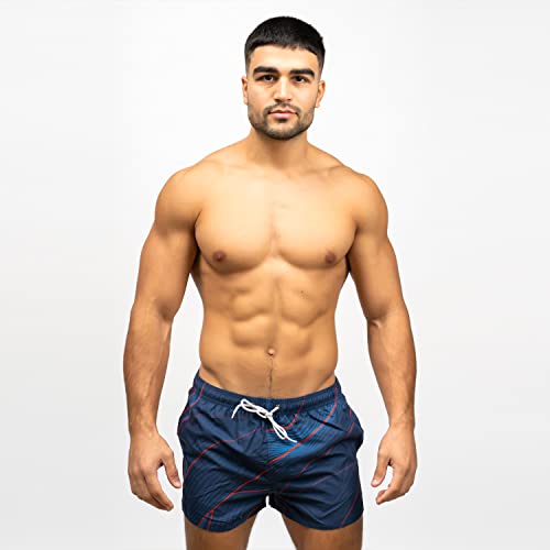 Taddlee Swimwear Men's Beach Swim Boxer Trunks Board Shorts Swimsuits Square Cut2