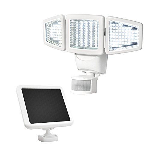 Sunforce triple head solar security light