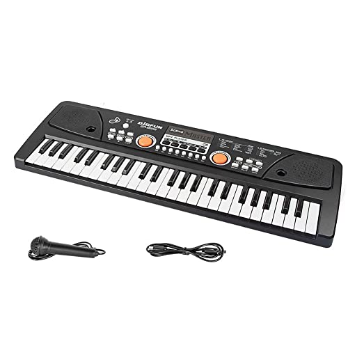 Clavier de piano pour enfants Electric 49 touches avec microphone Gift Instrument de musique de jouet éducatif pour… - Les Beatles, Paul McCartney, John Lennon, RIngo Starr, George Harrison Clavier de piano pour enfants Electric 49 touches avec microphone Gift Instrument de musique de jouet éducatif pour…