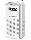 DAYETTE Tragbarer Luftreiniger für Allergiker, ideal für Schlafzimmer und Auto, mit Duftschwamm und HEPA 13 Filter gegen 99,97% von Staub, Pollen, Tierhaaren & Gerüchen, 15dB Ultra-Leise