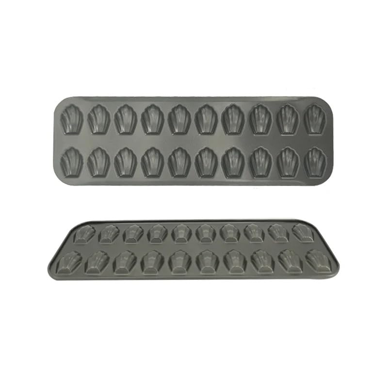SHOAIB French Madeleine Baking Tray Madeleine Mould Shell Shaped Non-Stick Pan for French Madeleines, Desserts & Chocolates (20-Cups)-image-16