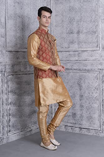 Image of Ethluxis Men's Silk Blend Kurta Set
