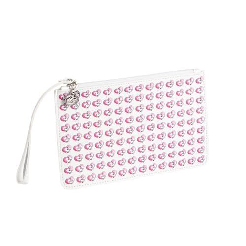 Modello Diddl Cuore: pochette decorata con il famoso motivo Diddl Cuore ripetuto su tutto il lato anteriore per un effetto grafico e giocoso.
