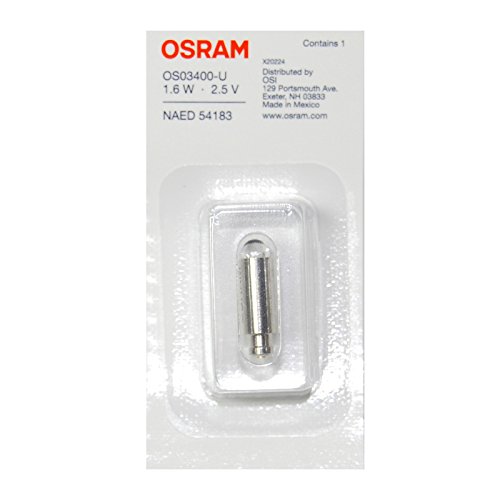 OSRAM OS03400-U, Welch Allyn Otoscope Lamp, 6 Pack