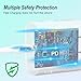 Phone 15 Charger [MFi Certified] 2 Pack 20W USB C Fast Wall Charger Block with 2 Pack 6 FT USB-C to C Cable for iPhone 15/iPad Series, Galaxy, AirPods Pro