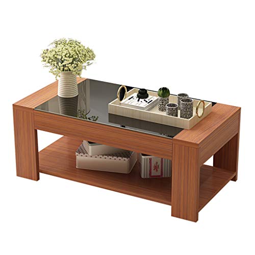 Mesa Auxiliar Pequeña Mesa de centro Mesa de centro de la mesa de comedor de la mesa de comedor del Ministerio del Interior de la mesa de centro de cristal moderada larga minimalista moderna Adecuado