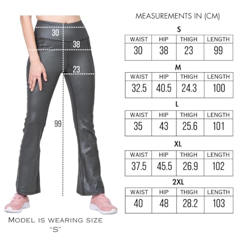 Image of 3rd Planet Women's High Waist Activewear Leggings | 4-Way Stretch, Sweat-Wicking, Non-See-Through Gym & Yoga Tights with Side Pockets | Comfortable Slim Fit Pants for Workout, Running & Fitness
