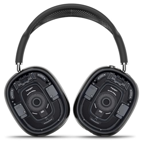 Amazon | Spigen Airpods Max ケース カバー スケルトンデザイン