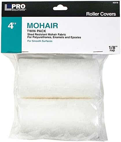 4" x 1/8" Nap Pro Solutions 45418 Mohair Roller Cover, 2-Pack